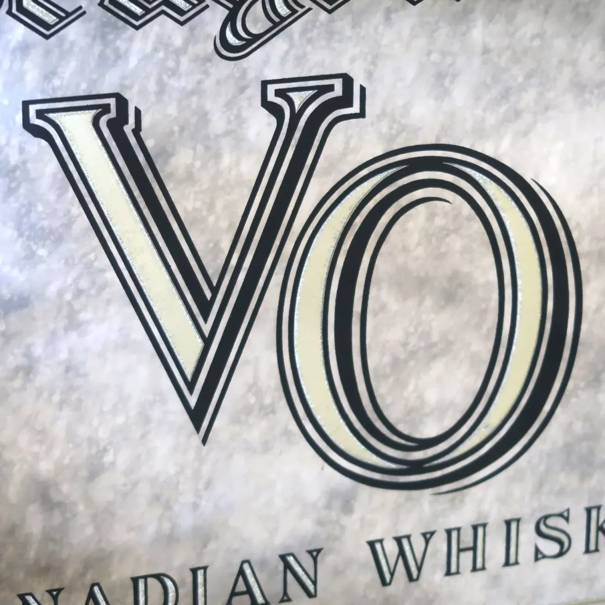Seagram's VO ビンテージ パブミラー