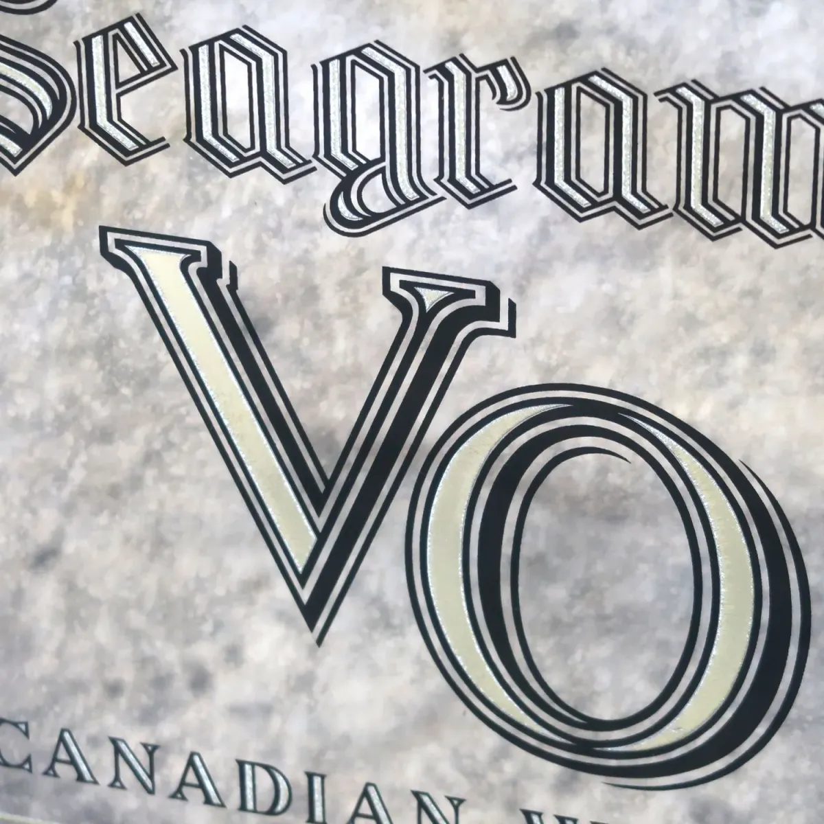 Seagram's VO ビンテージ パブミラー