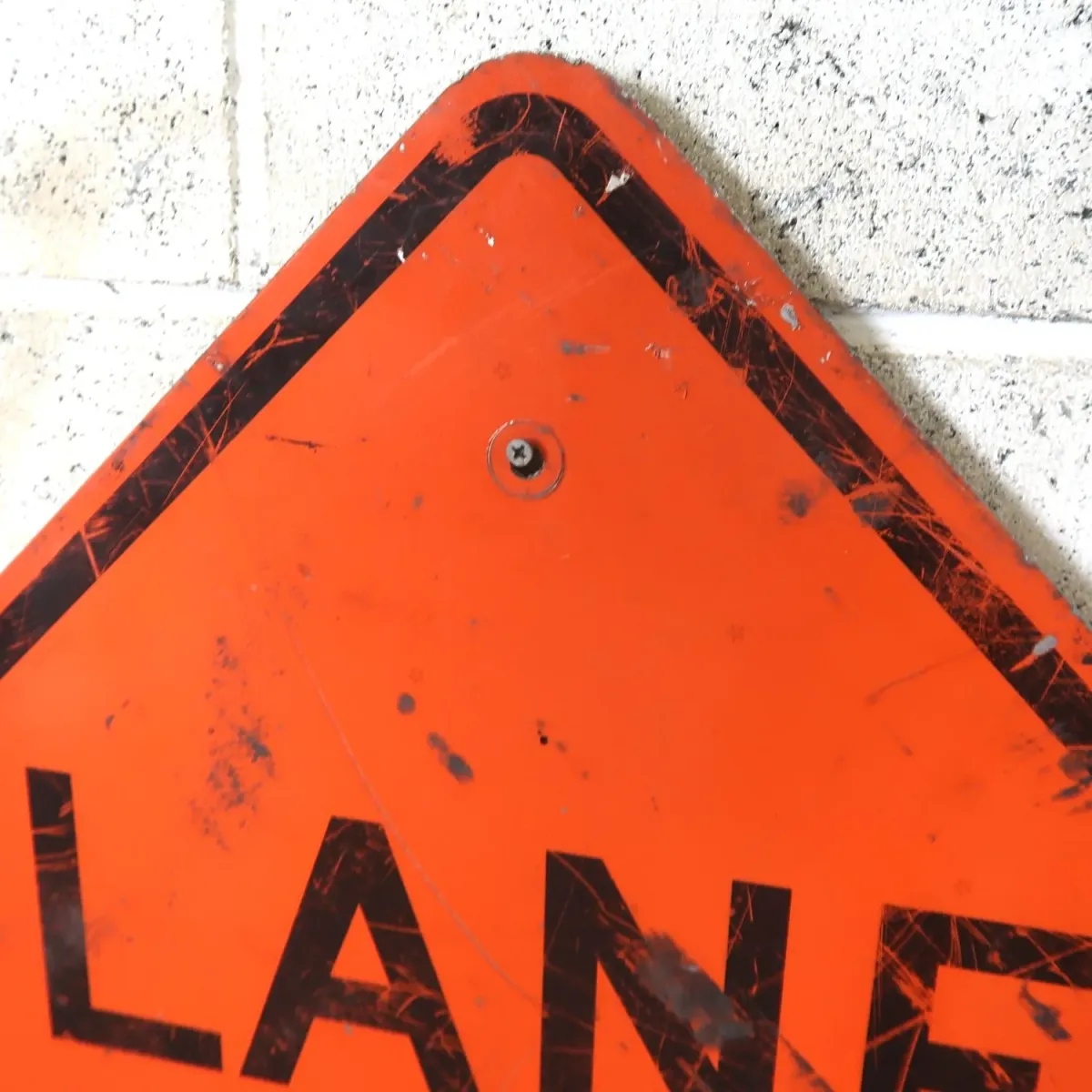 LANE CLOSED ビンテージ ロードサイン