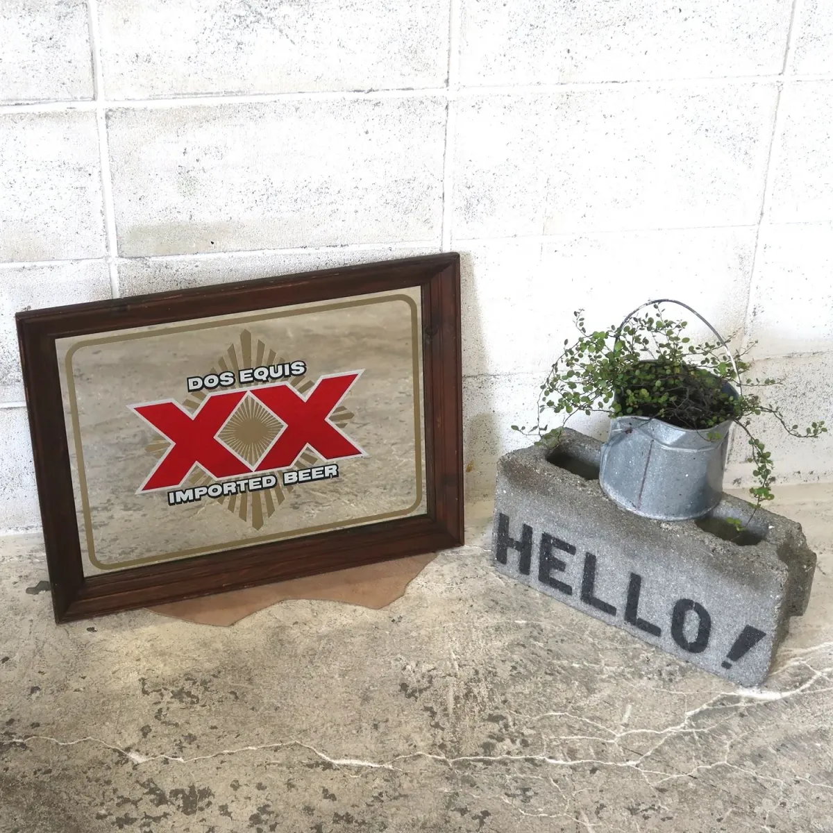 DOS EQUIS XX ビンテージ パブミラー