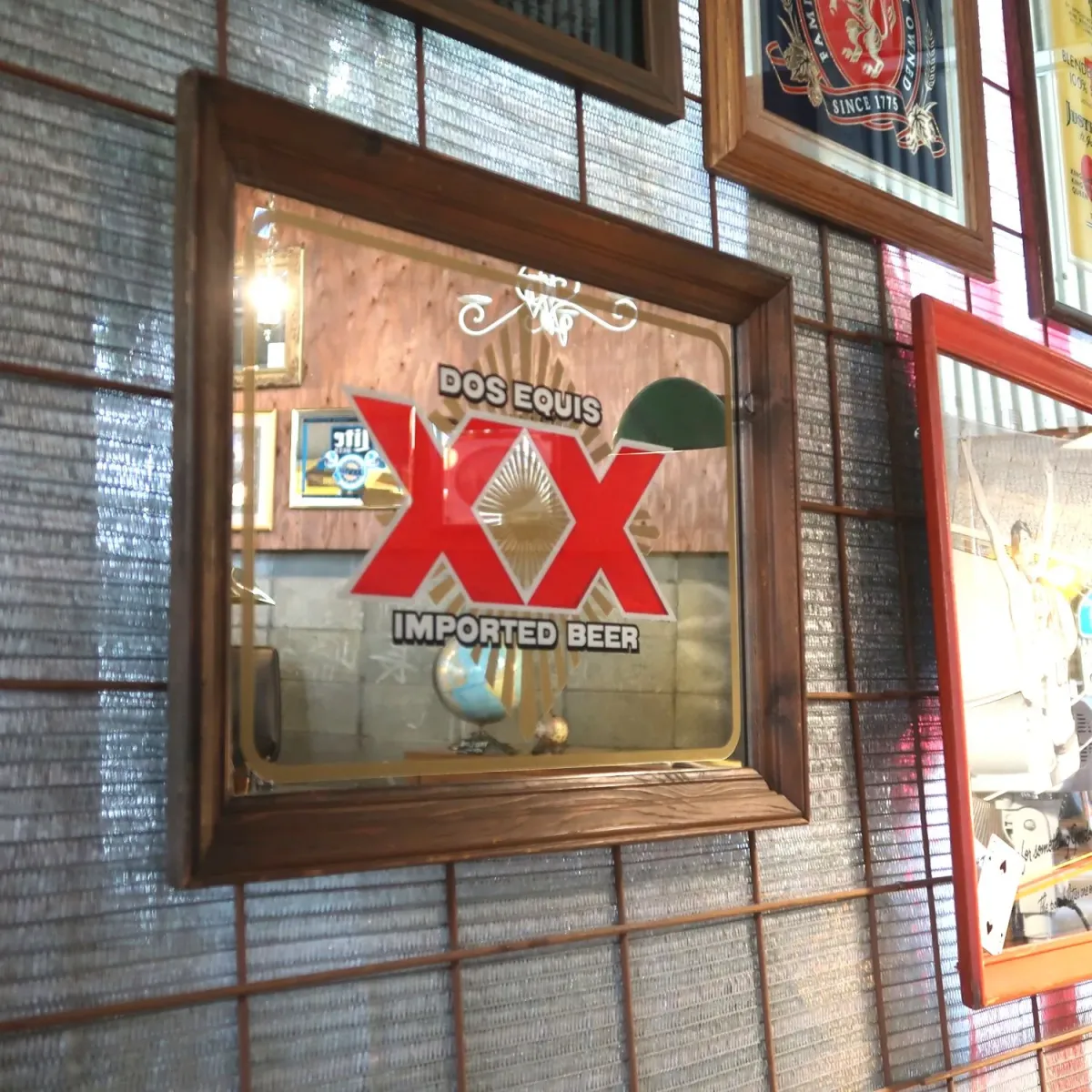 DOS EQUIS XX ビンテージ パブミラー