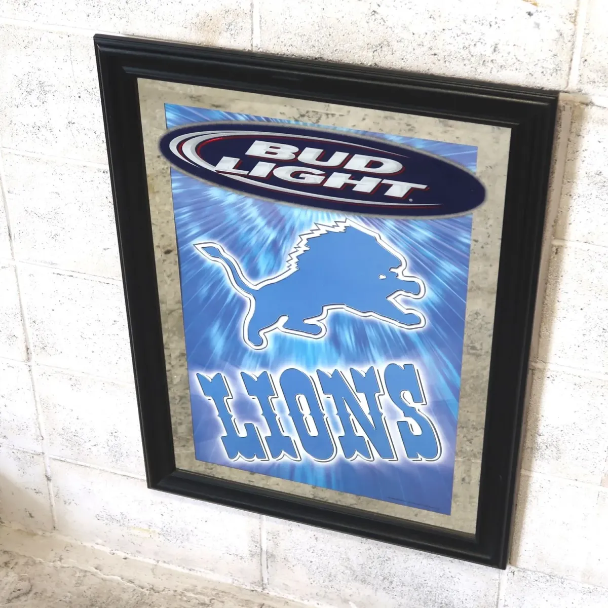 BUD LIGHT×Detroit Lions 大型パブミラー