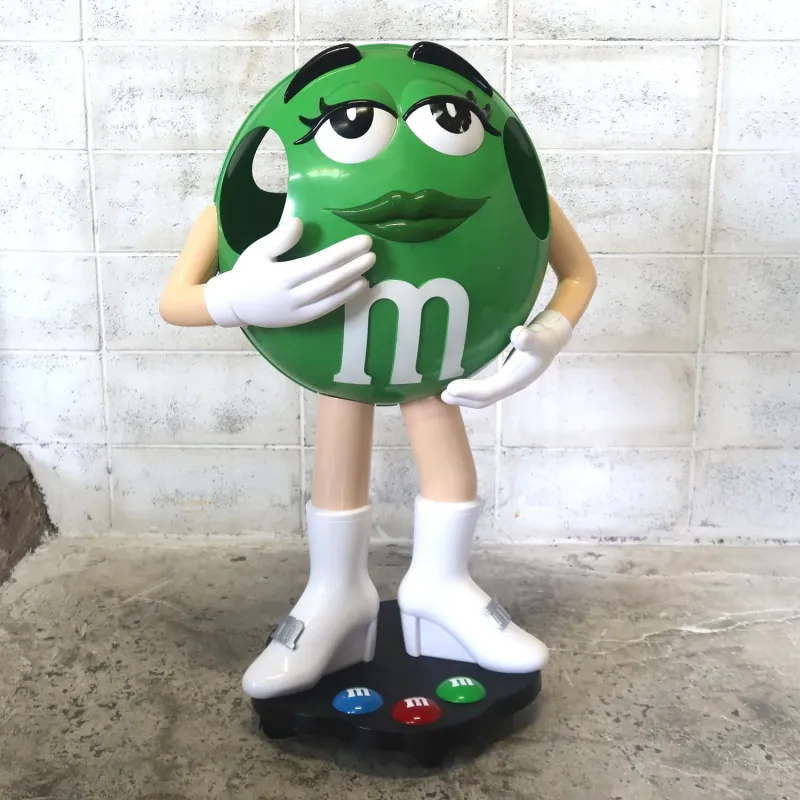 M&M's グリーン 大型 ストアディスプレイ