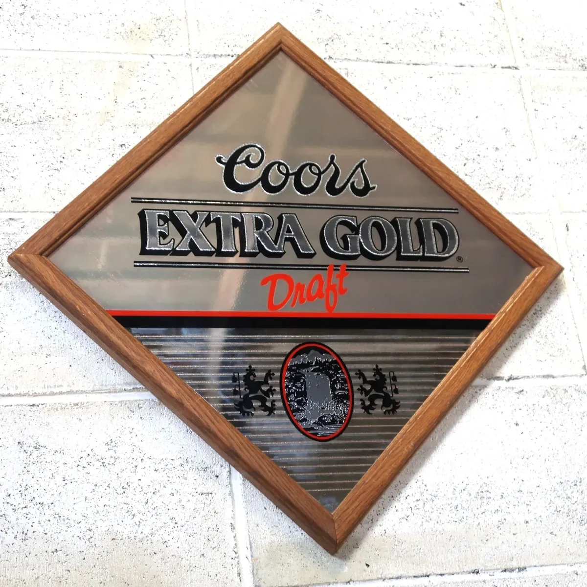 Coors EXTRA GOLD ビンテージ パブミラー