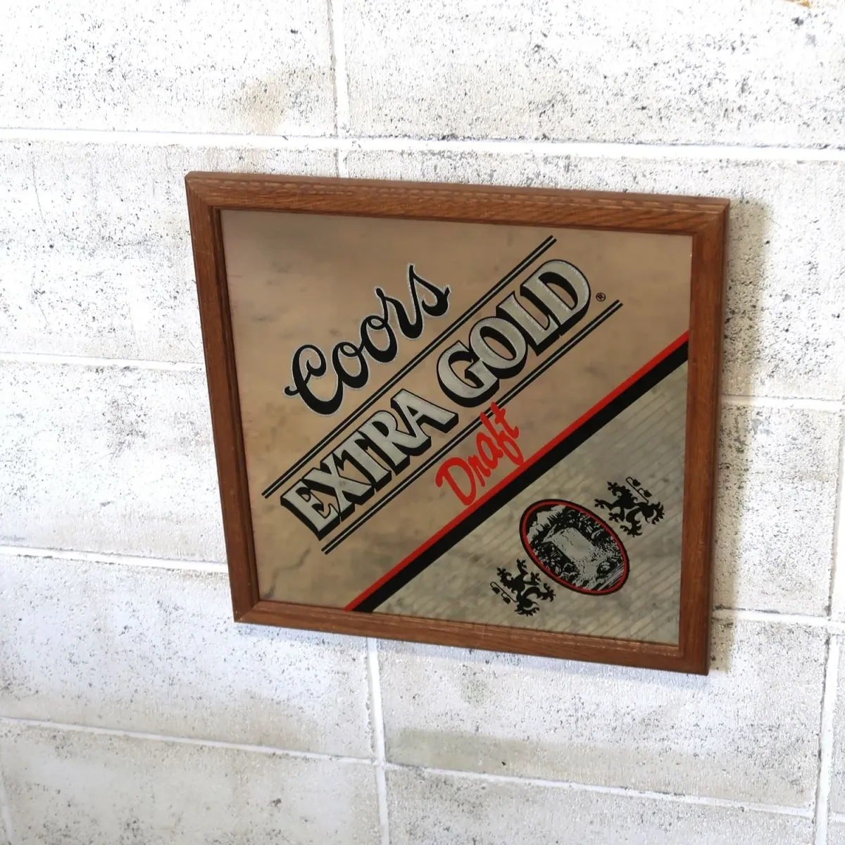 Coors EXTRA GOLD ビンテージ パブミラー