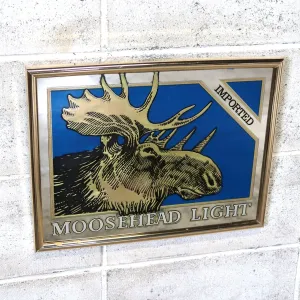 MOOSEHEAD LIGHT ビンテージ パブミラー