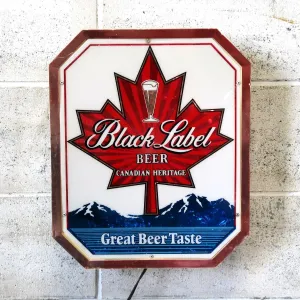 Black Label BEER ビンテージ ライトサイン