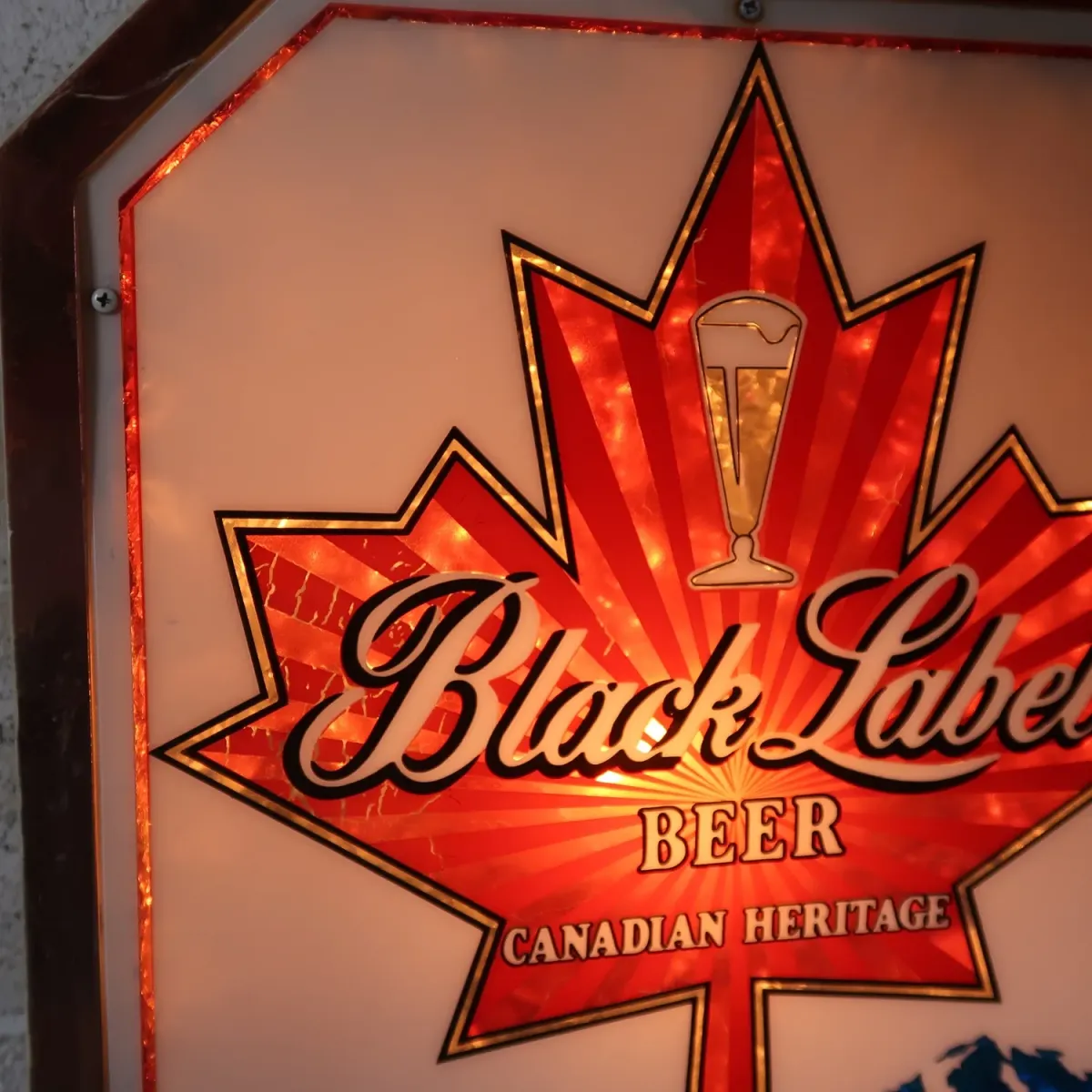 Black Label BEER ビンテージ ライトサイン