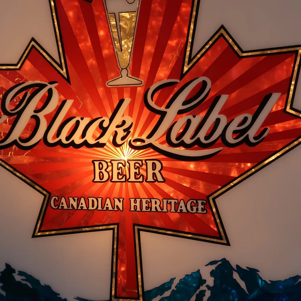 Black Label BEER ビンテージ ライトサイン