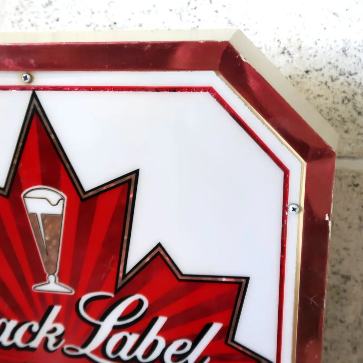 Black Label BEER ビンテージ ライトサイン