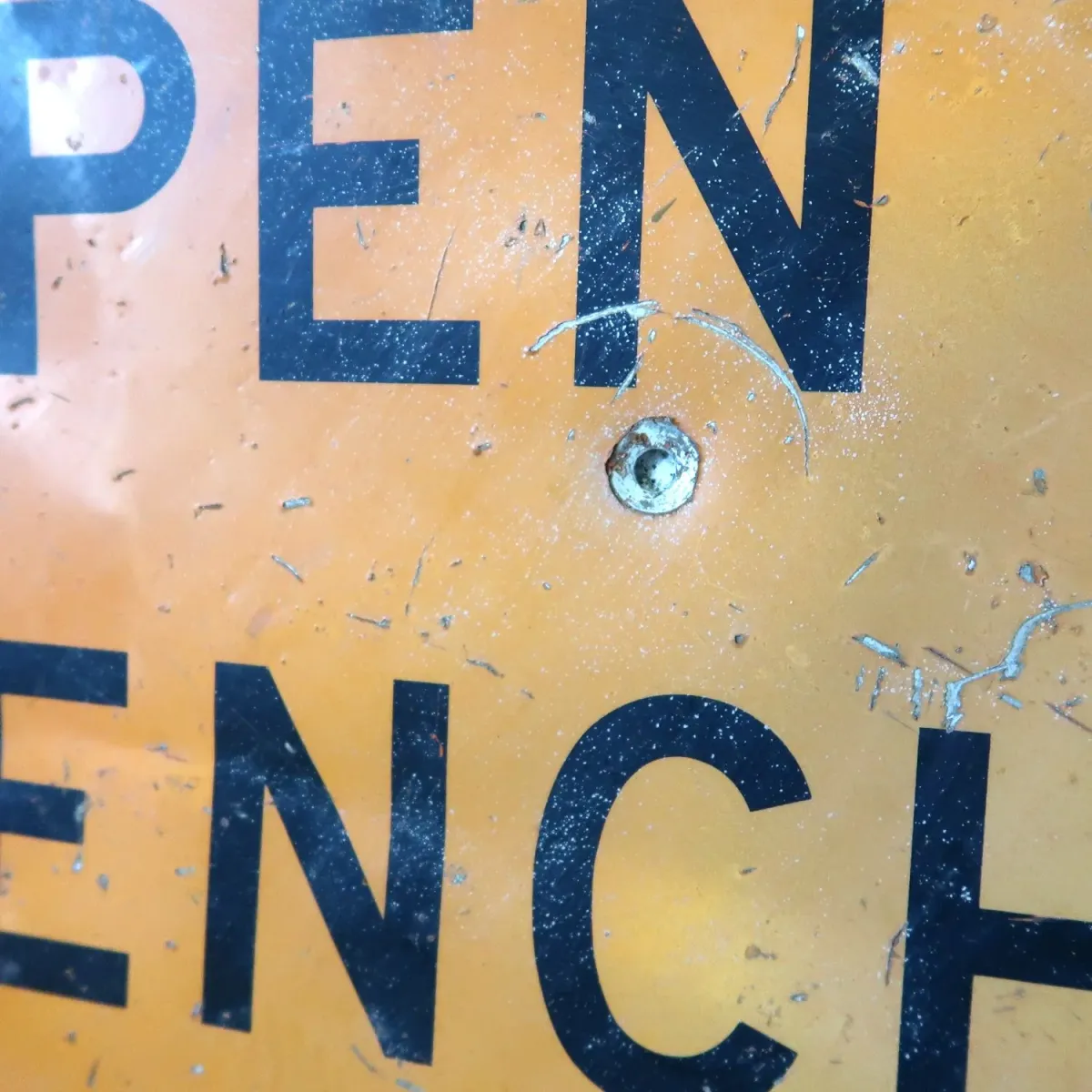 OPEN TRENCN ビンテージ ロードサイン