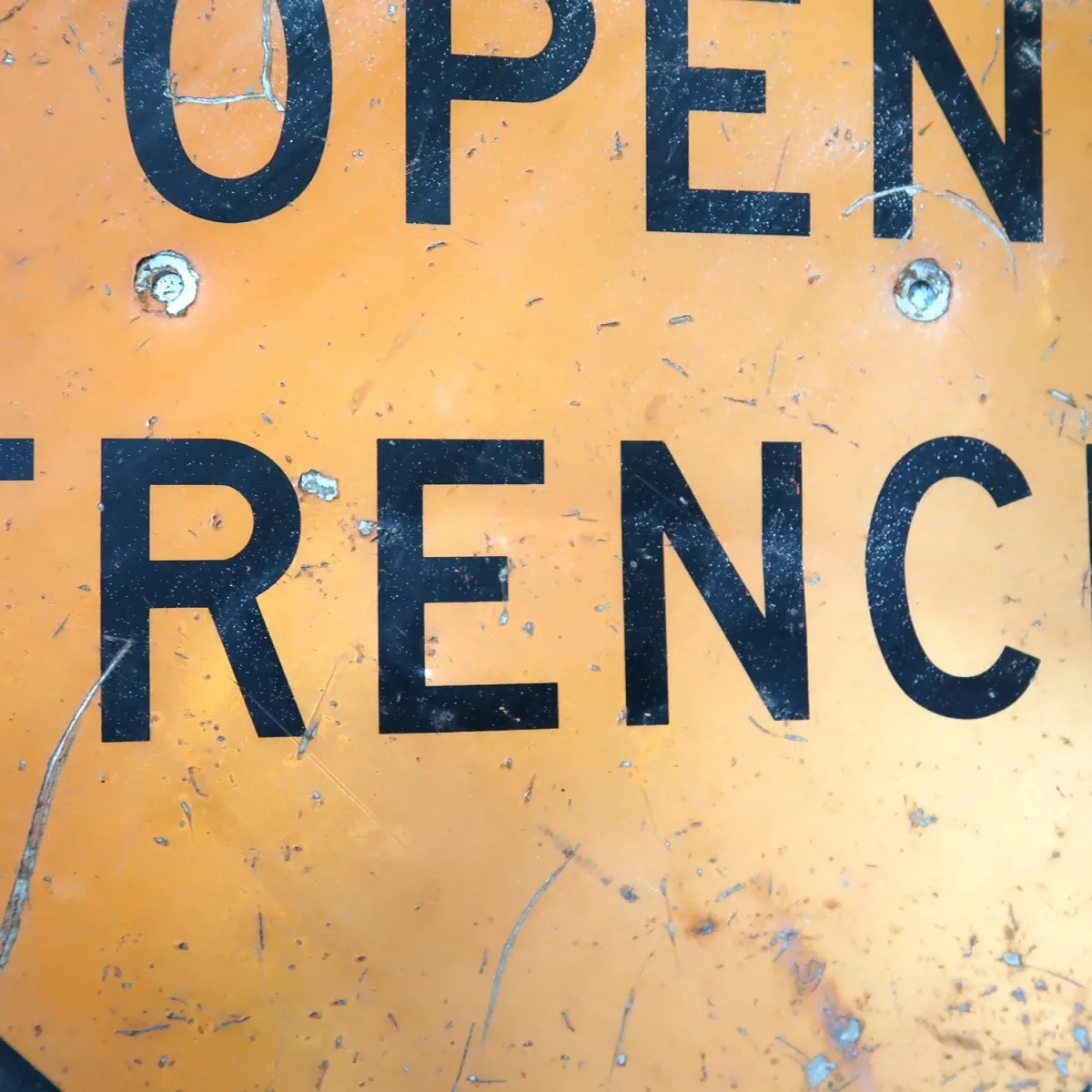 OPEN TRENCN ビンテージ ロードサイン