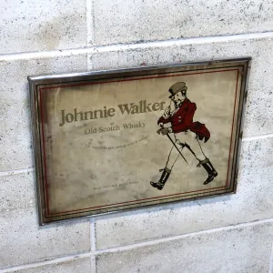 Johnnie Walker ビンテージ パブミラー