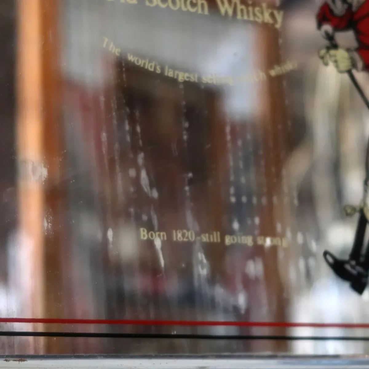 Johnnie Walker ビンテージ パブミラー