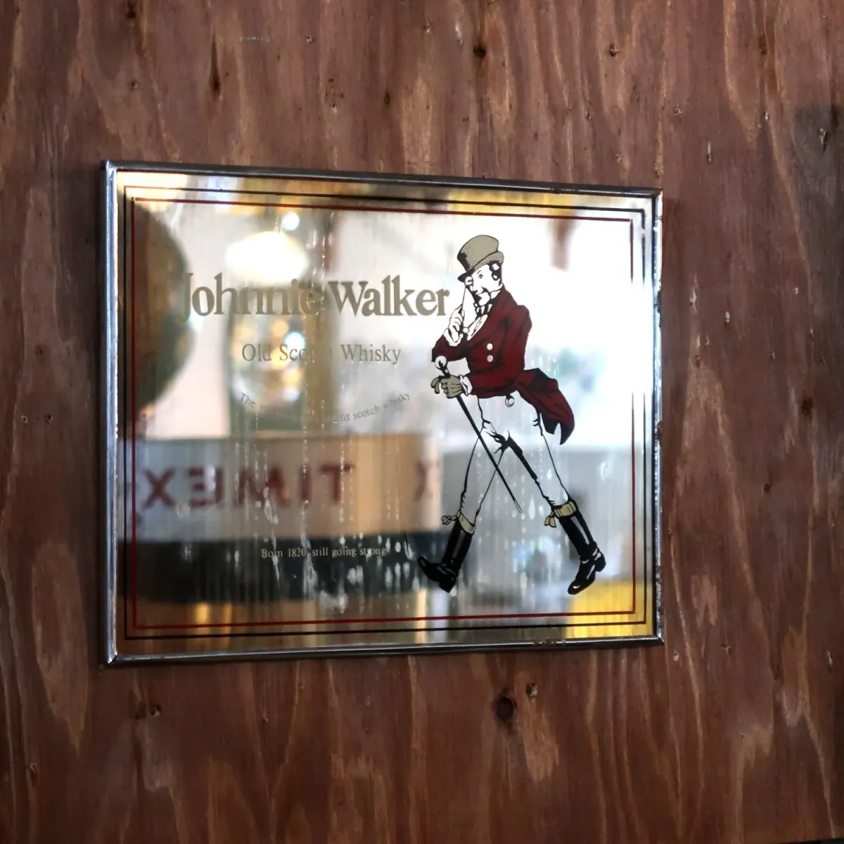 Johnnie Walker ビンテージ パブミラー