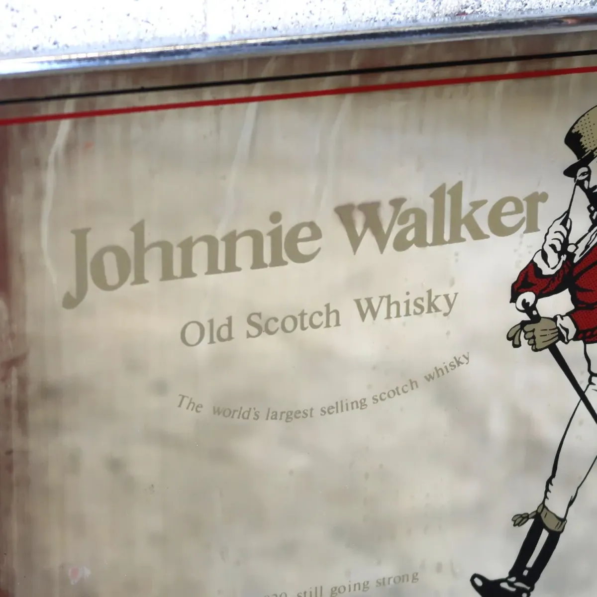 Johnnie Walker ビンテージ パブミラー
