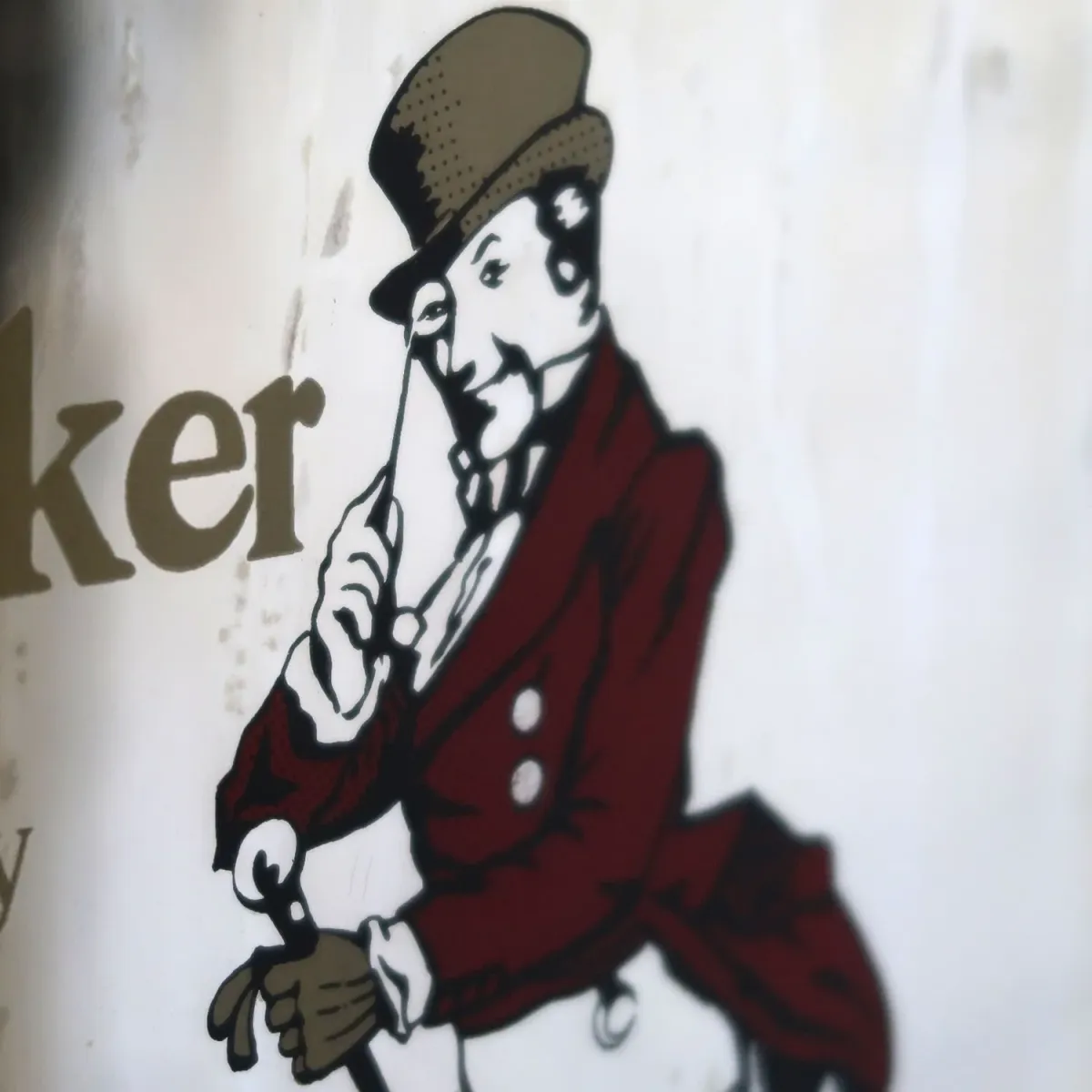 Johnnie Walker ビンテージ パブミラー