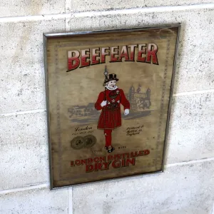 BEEFEATER ビンテージ パブミラー