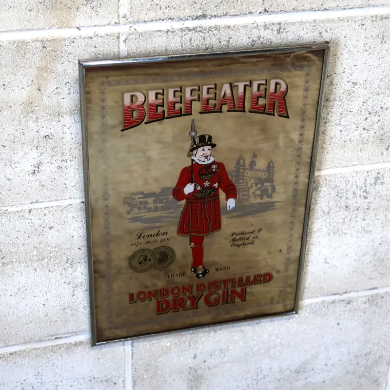 BEEFEATER ビンテージ パブミラー