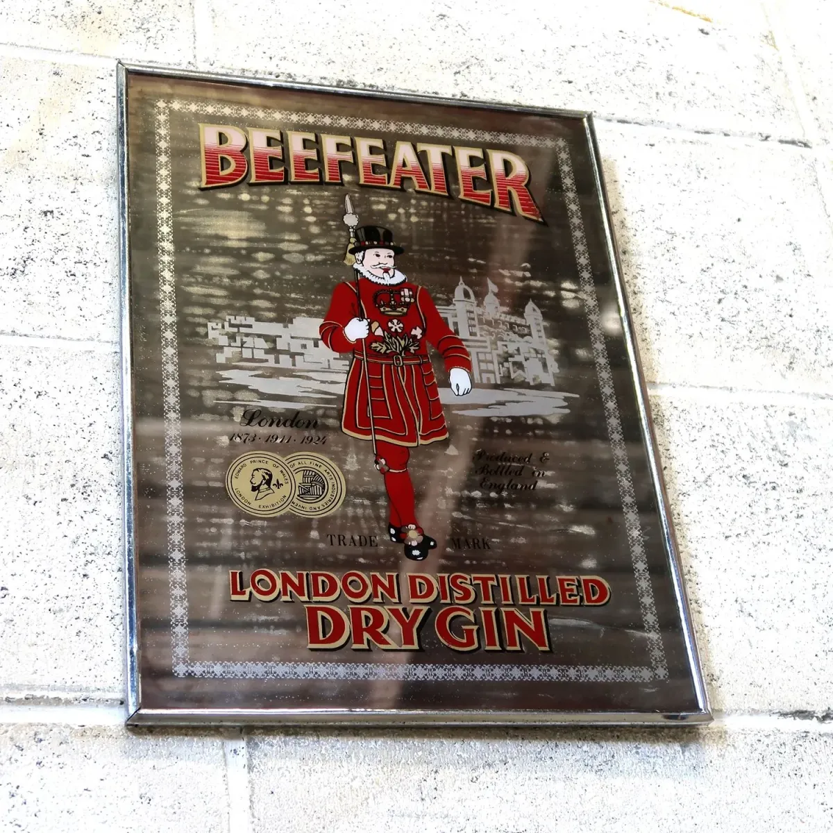 BEEFEATER ビンテージ パブミラー