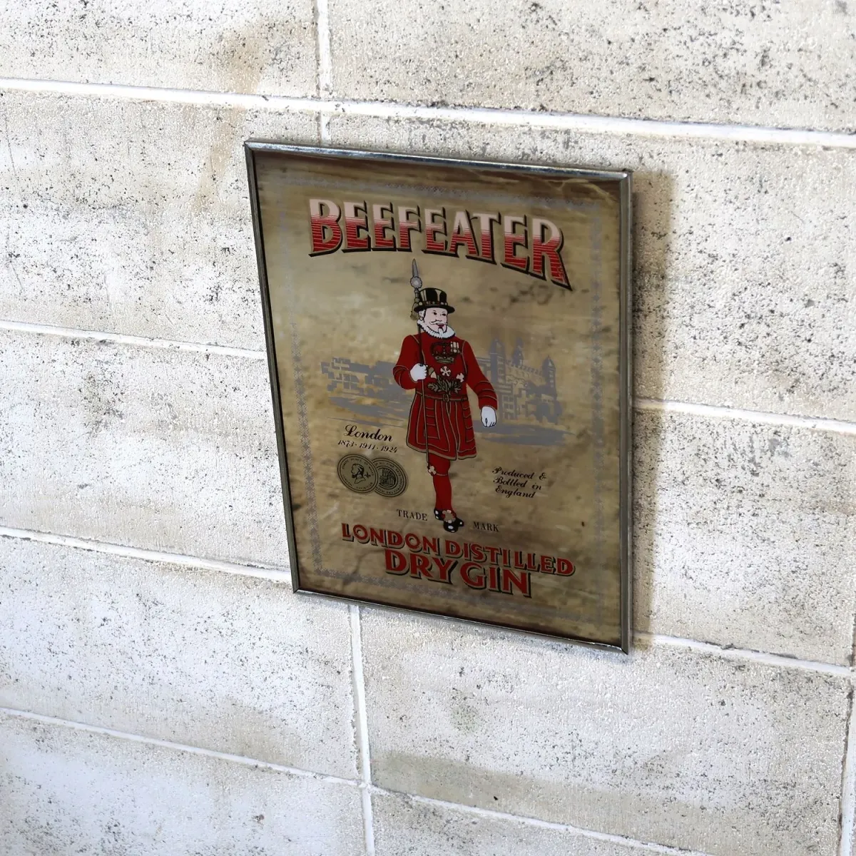 BEEFEATER ビンテージ パブミラー