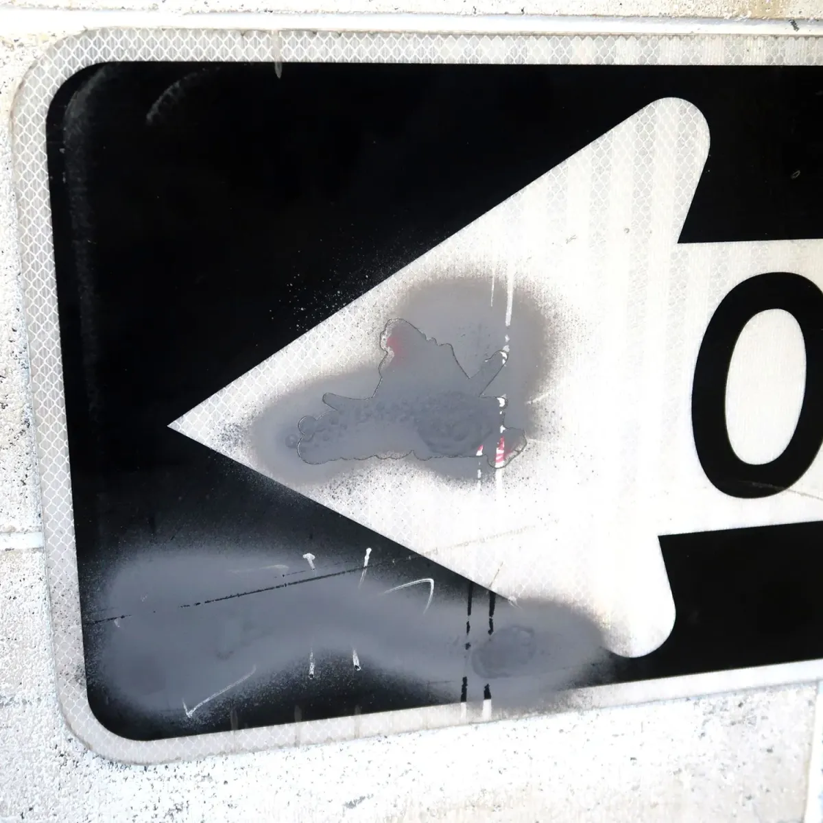 ONE WAY ロードサイン