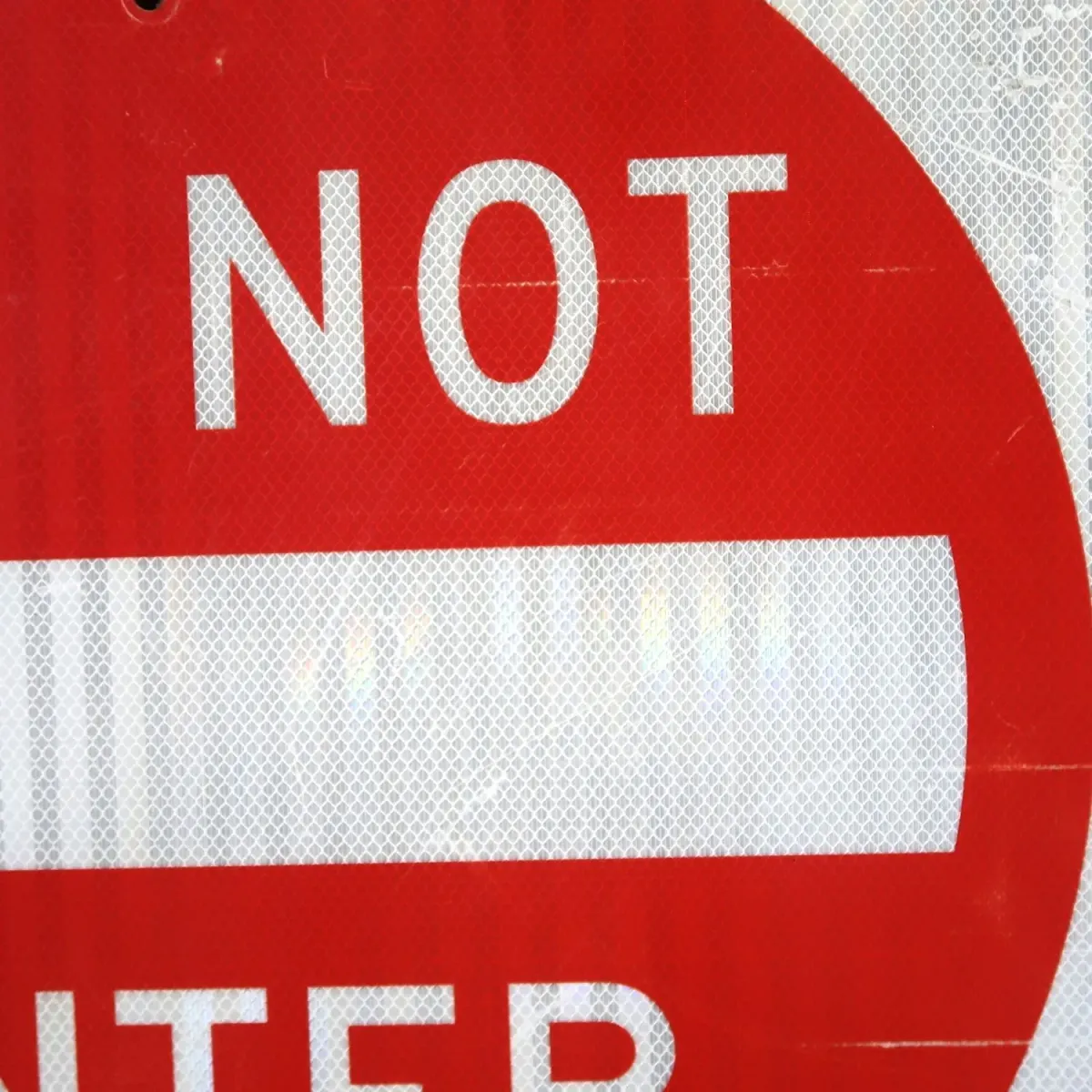 DO NOT ENTER ロードサイン