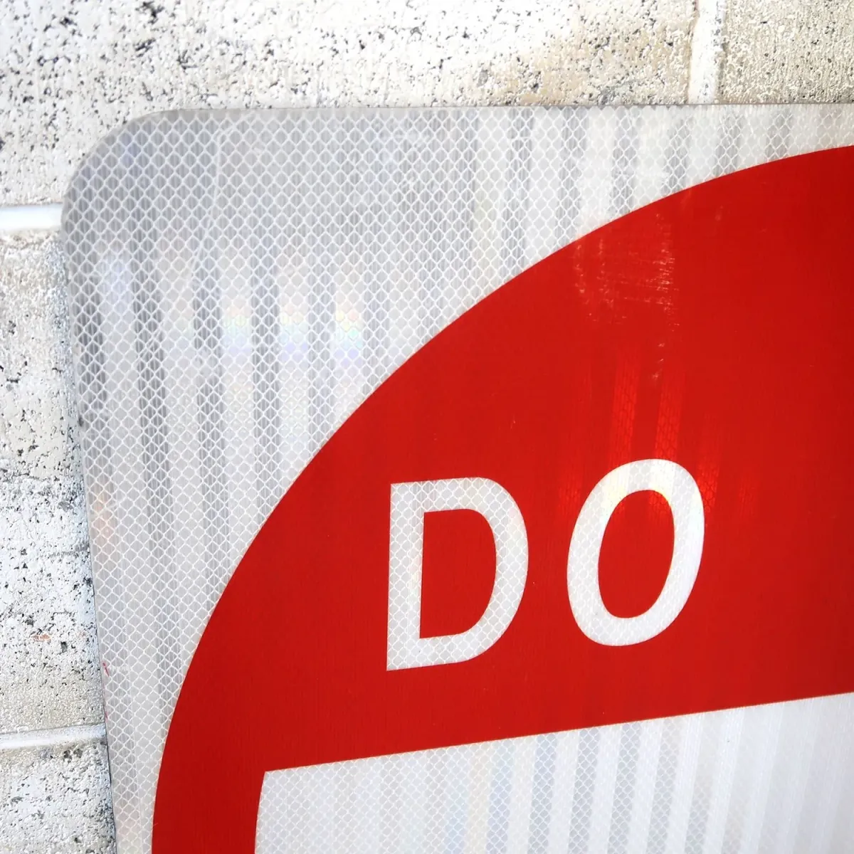DO NOT ENTER ロードサイン
