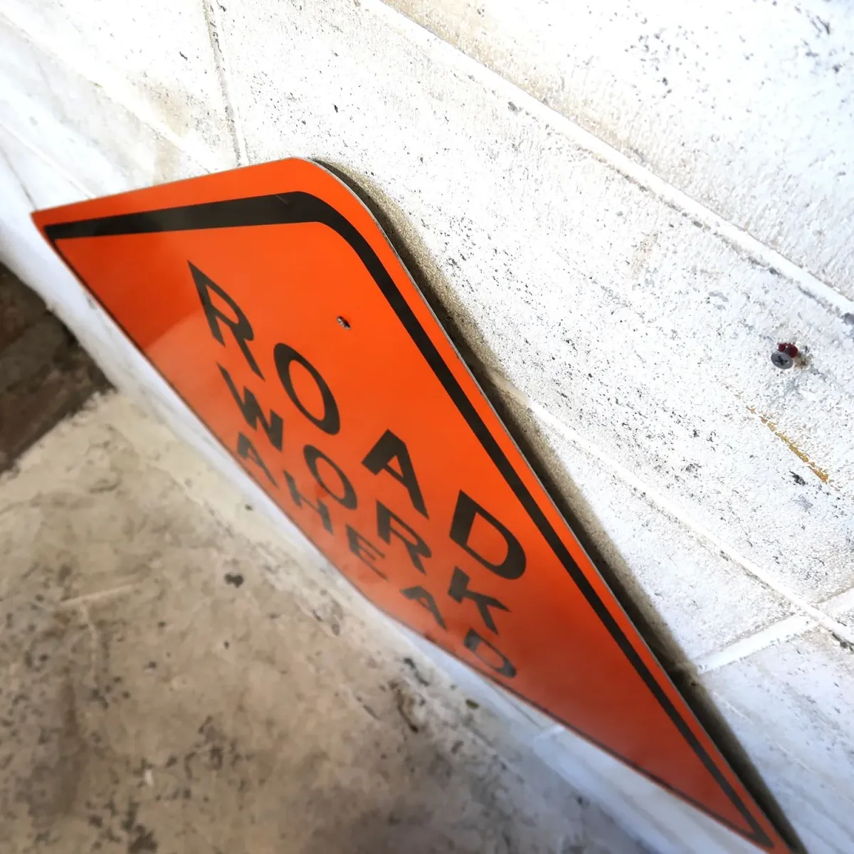 ROAD WORK AHEAD 大型ロードサイン