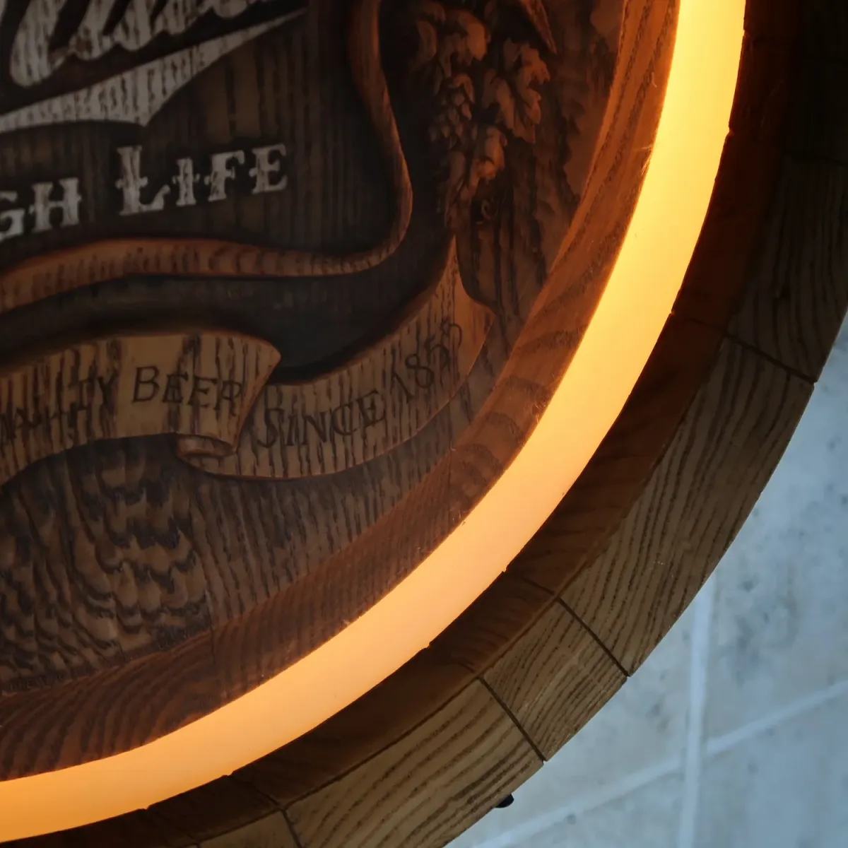 Miller HIGH LIFE ビンテージ 立体バレル ライトサイン