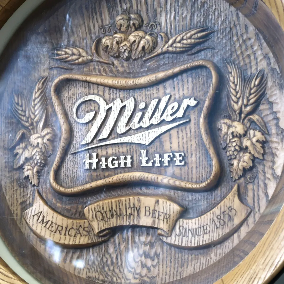 Miller HIGH LIFE ビンテージ 立体バレル ライトサイン