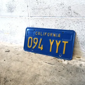 CALIFORNIA ビンテージ ナンバープレート