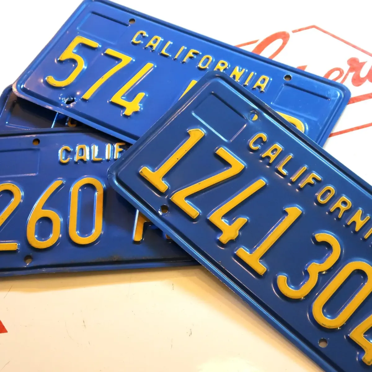 CALIFORNIA ビンテージ ナンバープレート