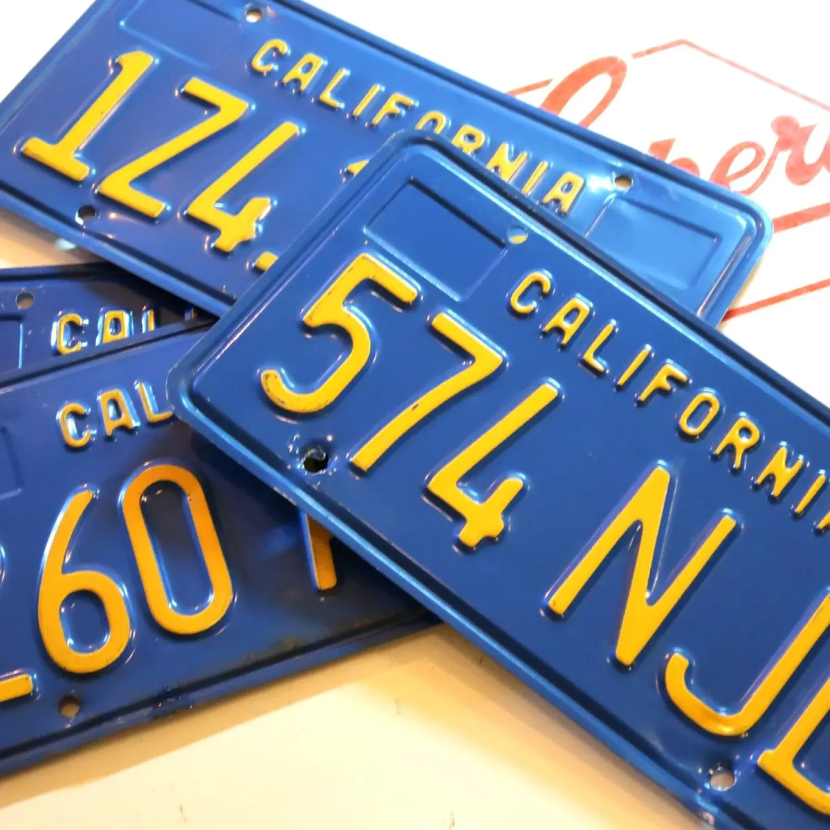CALIFORNIA ビンテージ ナンバープレート