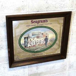 Seagram's ビンテージ パブミラー