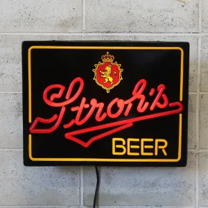 Stroh's BEER ビンテージ ネオンデザイン ライトサイン