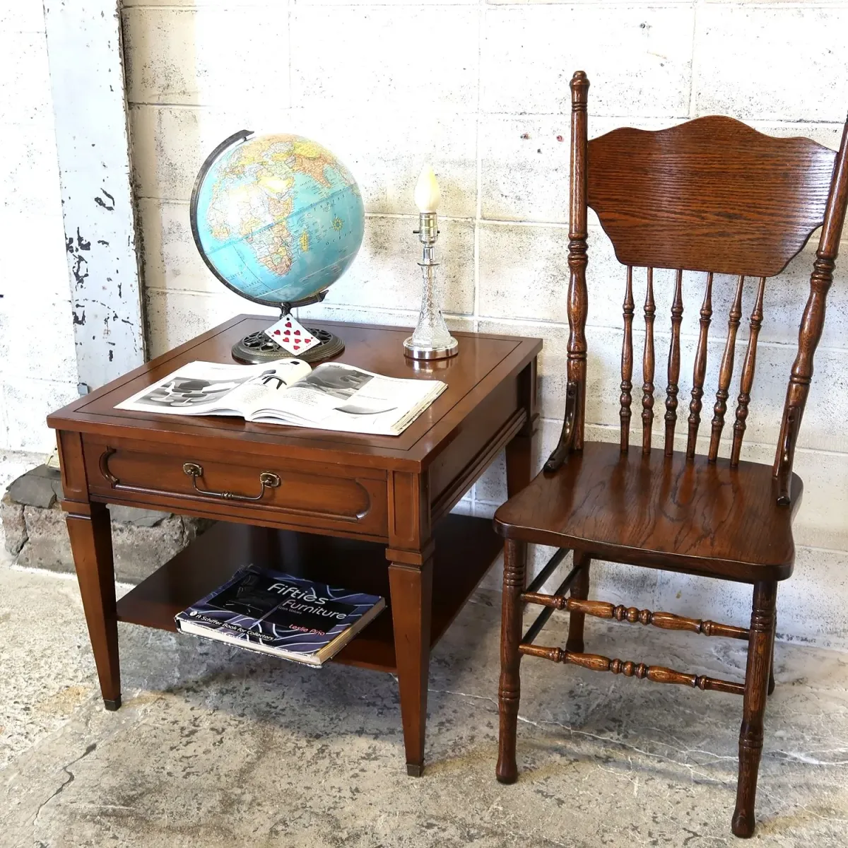 BASSETT FURNITURE アンティーク サイドテーブル