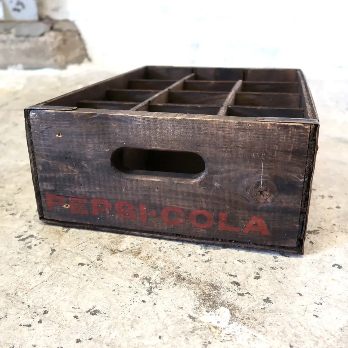 ペプシコーラ ビンテージ ウッドボックス