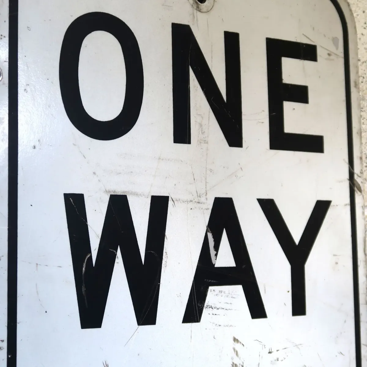 ビンテージ ロードサイン ONE WAY