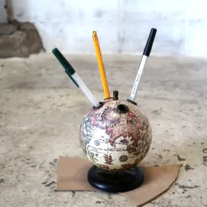 ビンテージ 地球儀 ペンスタンド