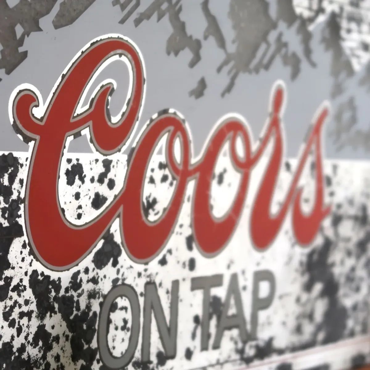 Coors ビンテージ ライトサインパブミラー