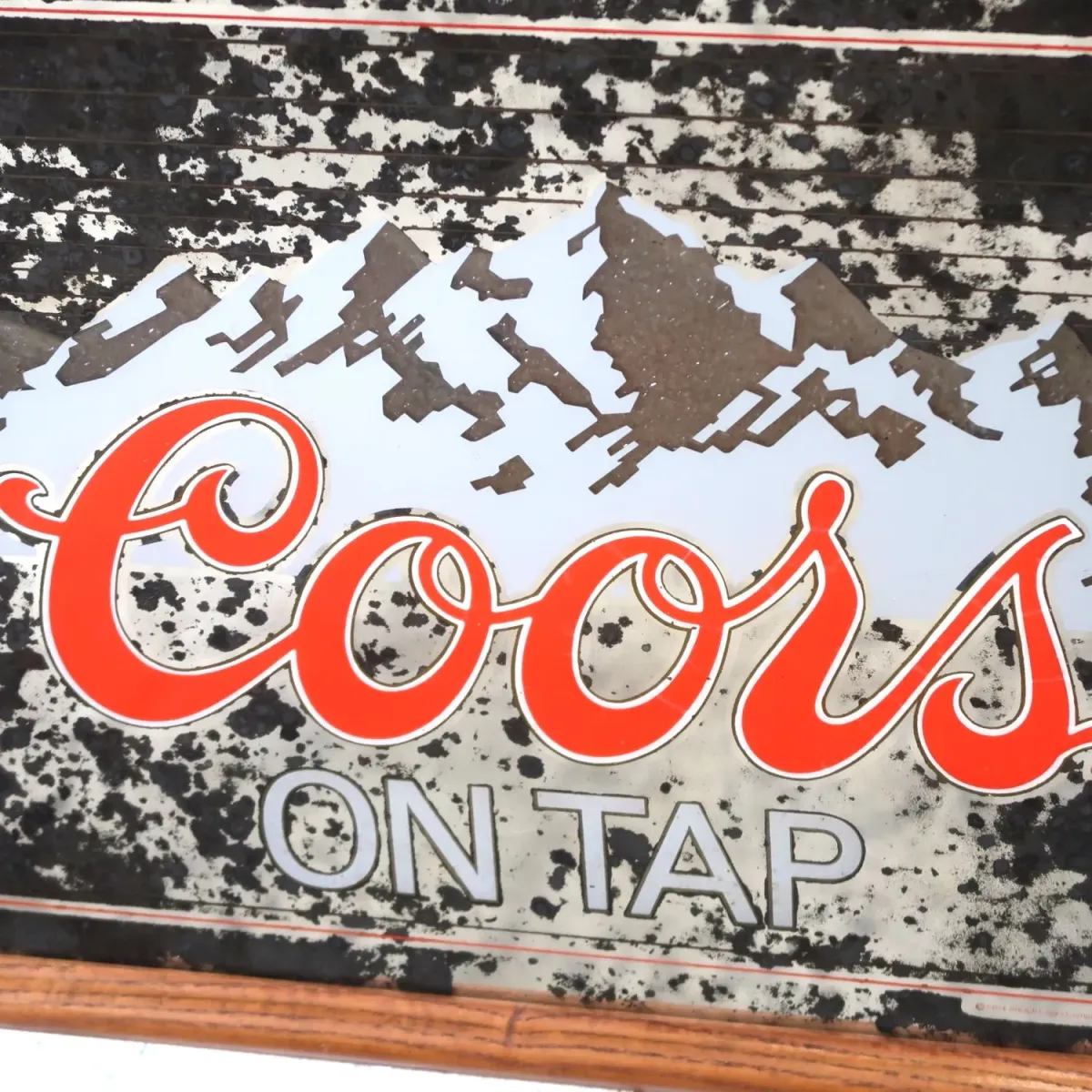 Coors ビンテージ ライトサインパブミラー
