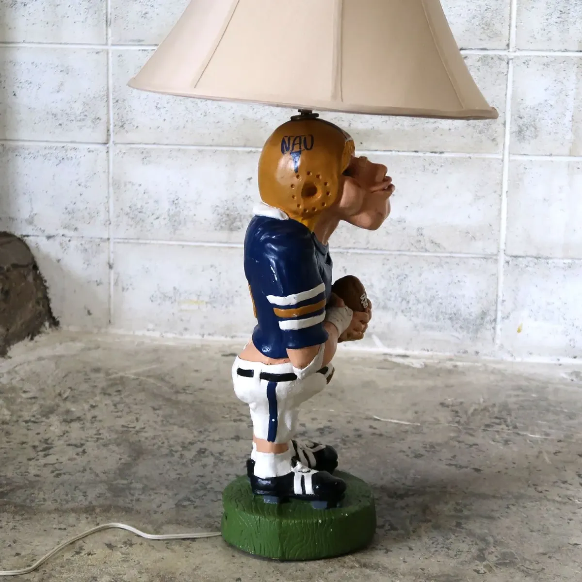 1977年製 チョークウェアベース FOOT BALLテーブルランプ