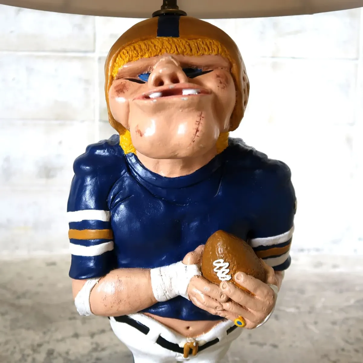 1977年製 チョークウェアベース FOOT BALLテーブルランプ