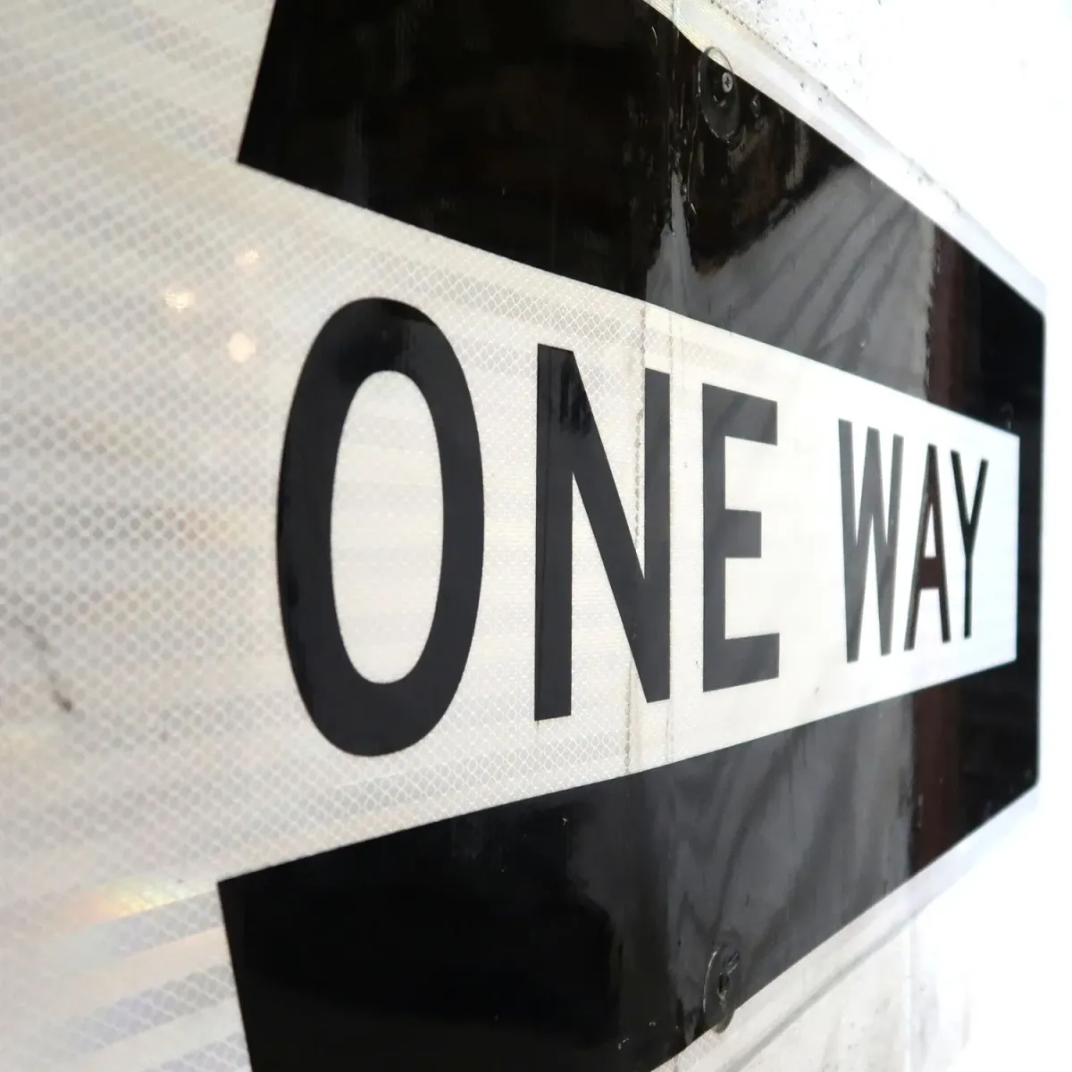 ONE WAY 大型ロードサイン