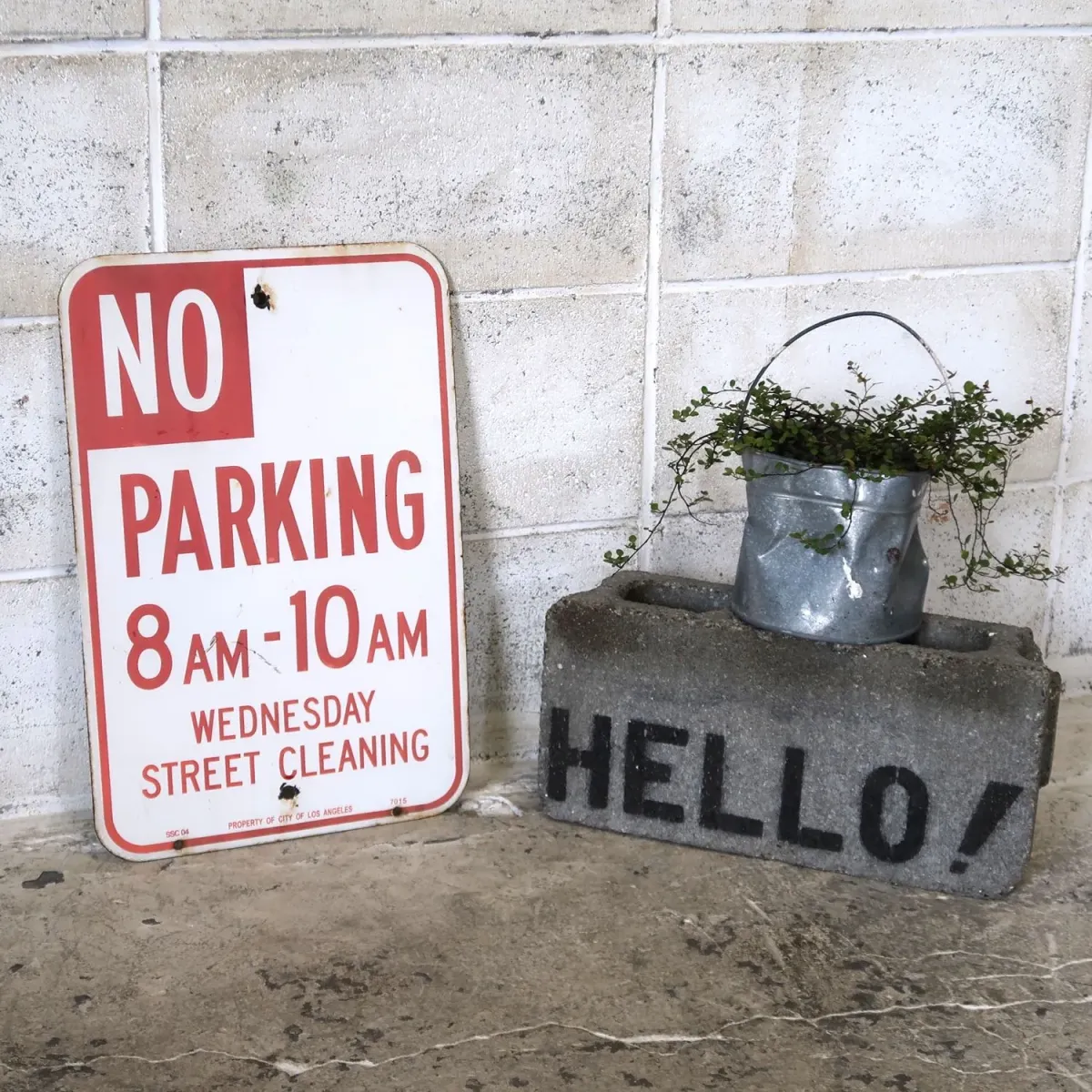 NO PARKING ロードサイン ホーロー