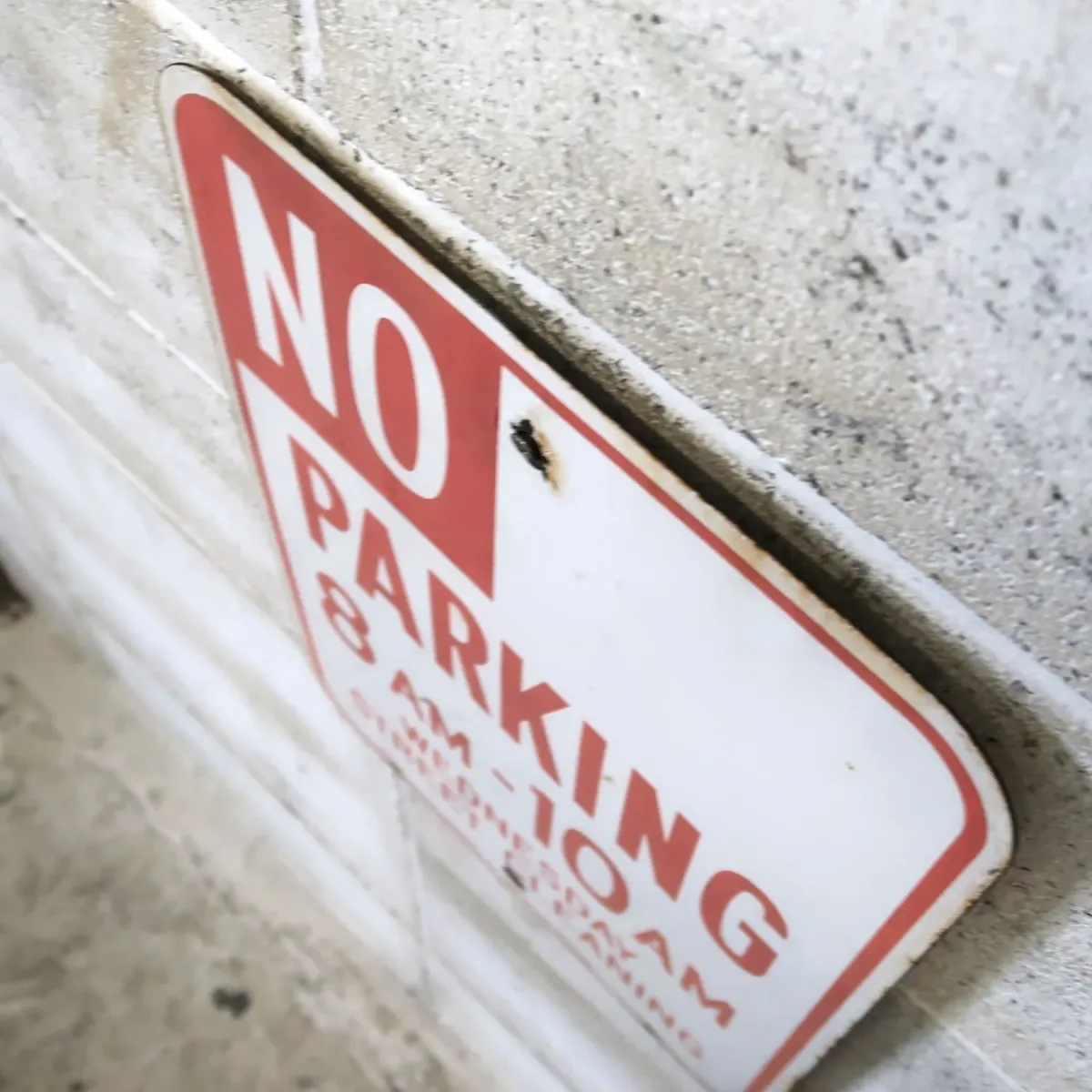 NO PARKING ロードサイン ホーロー