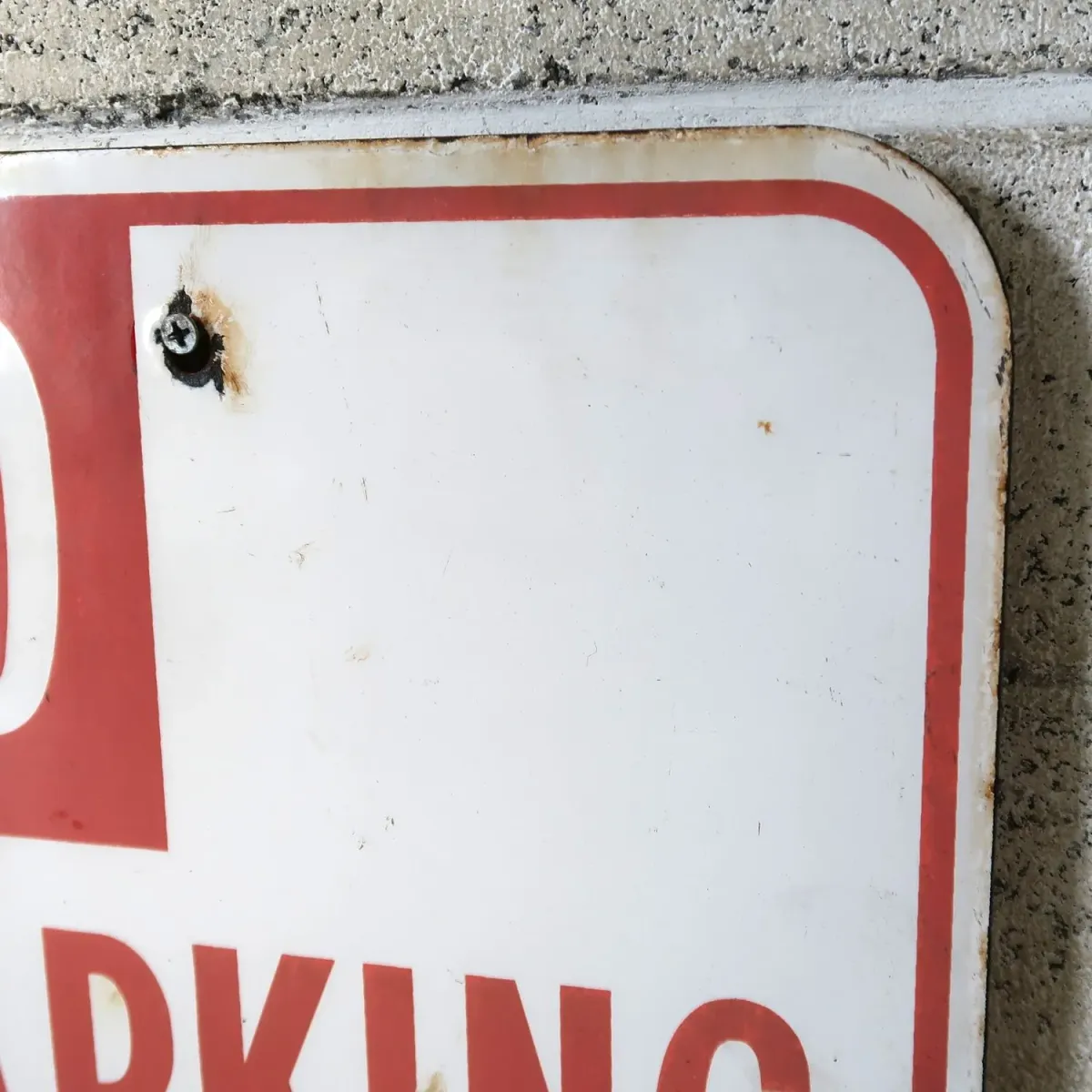 NO PARKING ロードサイン ホーロー