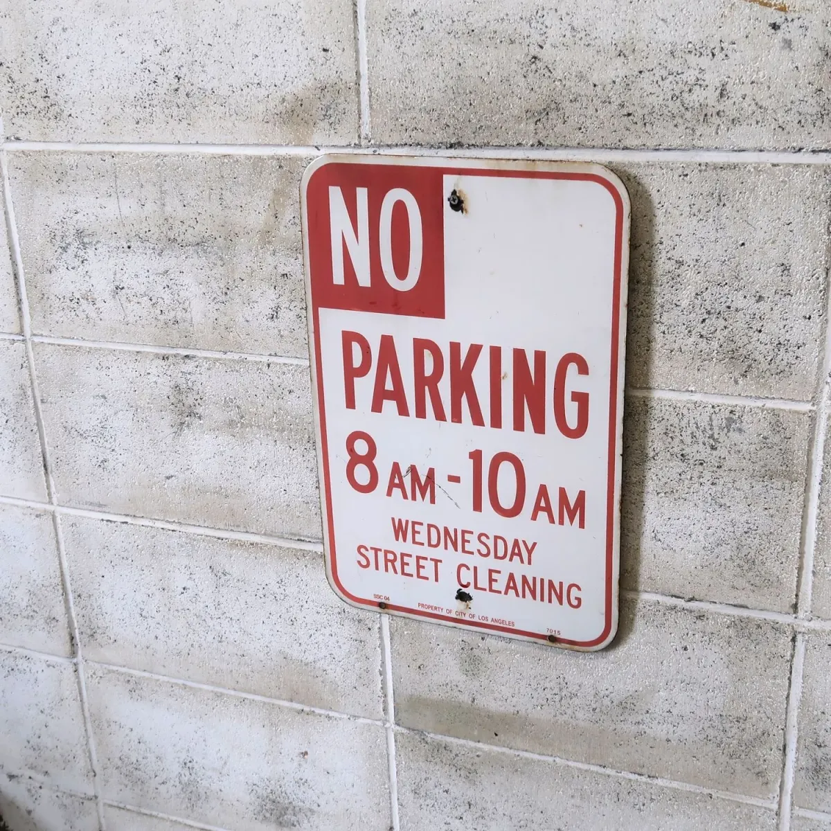 NO PARKING ロードサイン ホーロー