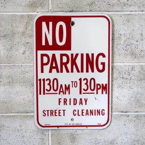 NO PARKING ロードサイン ホーロー